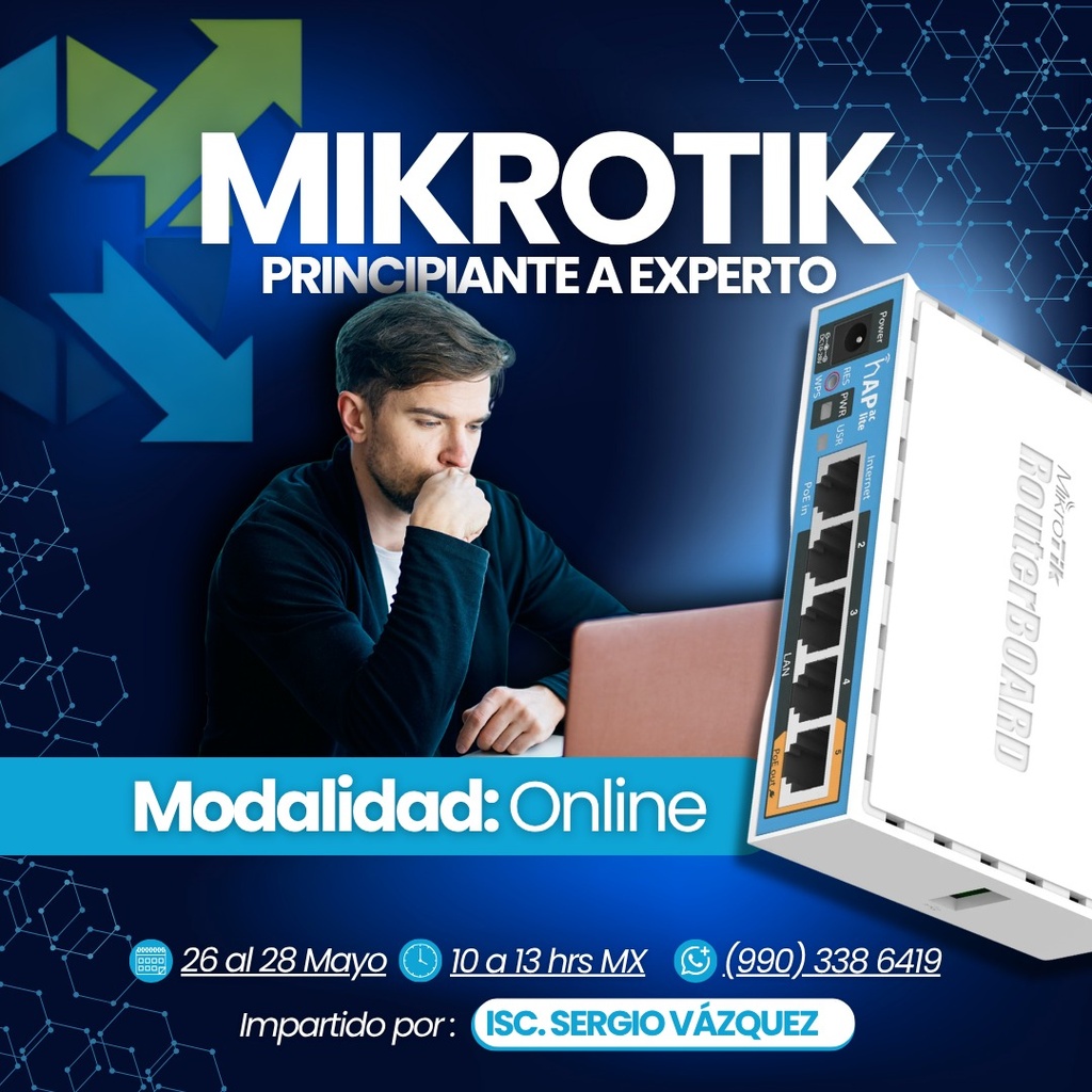 Entrada Curso MikroTik: Principiante a Experto