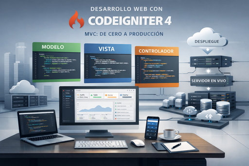 Desarrollo Web con CodeIgniter 4 y MVC: De Cero a Producción